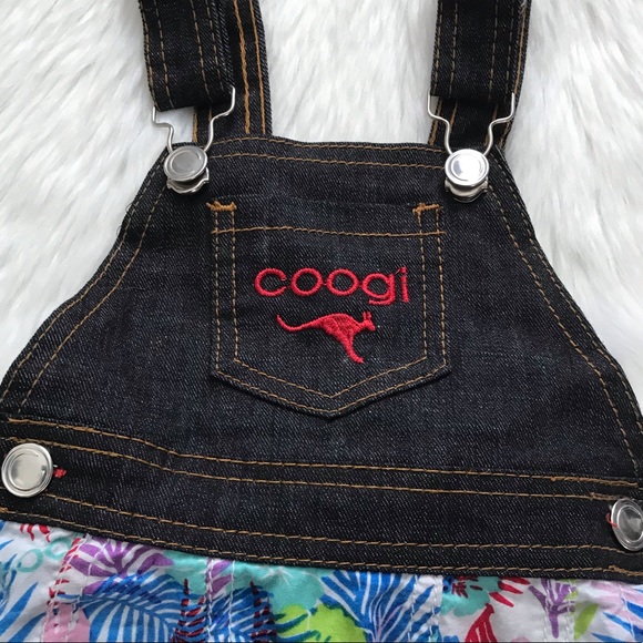 Coogi Denim & Tropical Palm Print Dress Size:2T - Picture 5 of 5